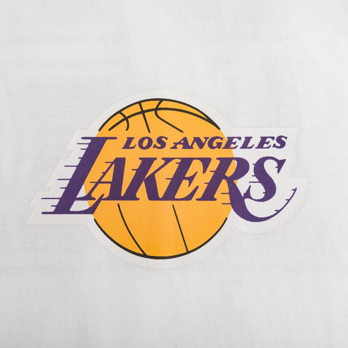Ανδρικό New Era NBA Large Graphic BP OS Tee Los Angeles Lakers λευκό 9